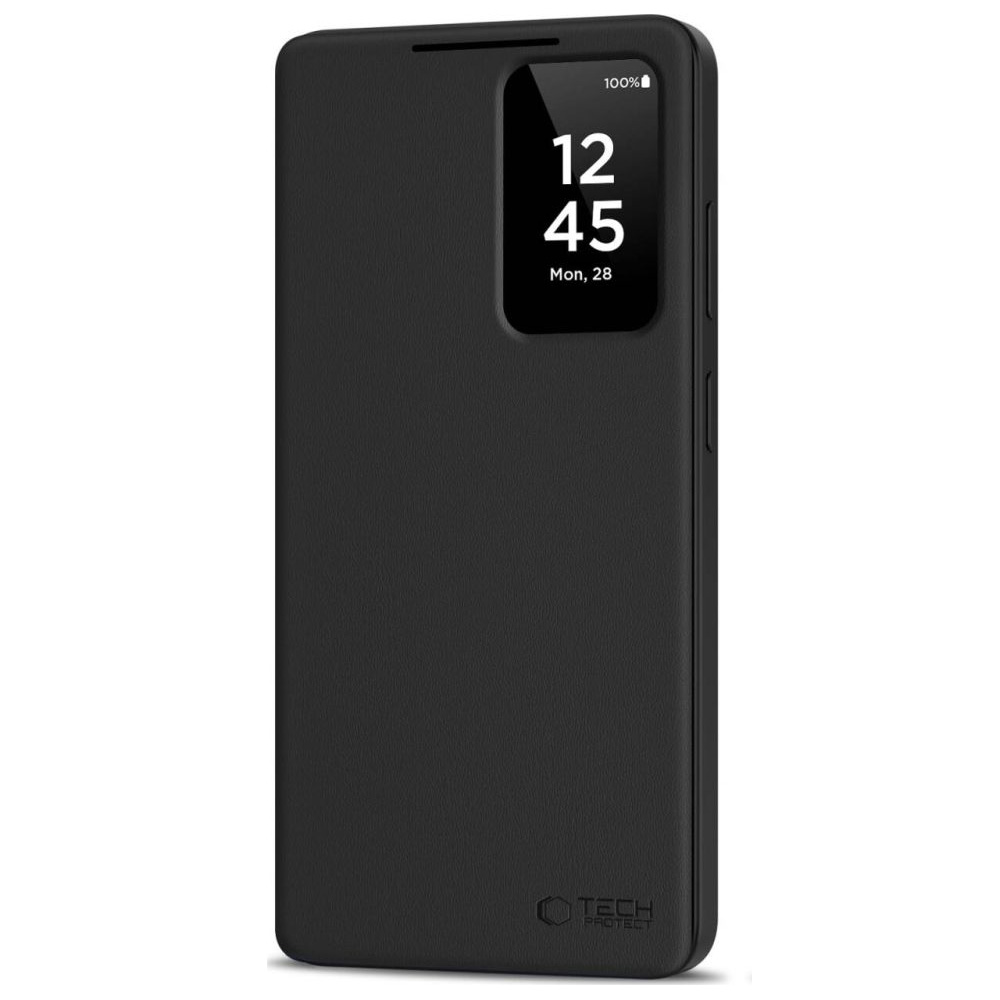 Etui z klapką Tech-Protect Smart Wallet dla Samsung Galaxy S26 Ultra, czarne.